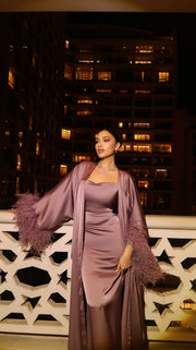 MARAL ABAYA IN LAVENDER