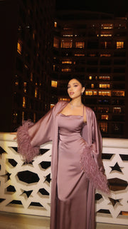 MARAL ABAYA IN LAVENDER