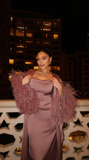 MARAL ABAYA IN LAVENDER