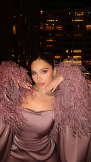 MARAL ABAYA IN LAVENDER